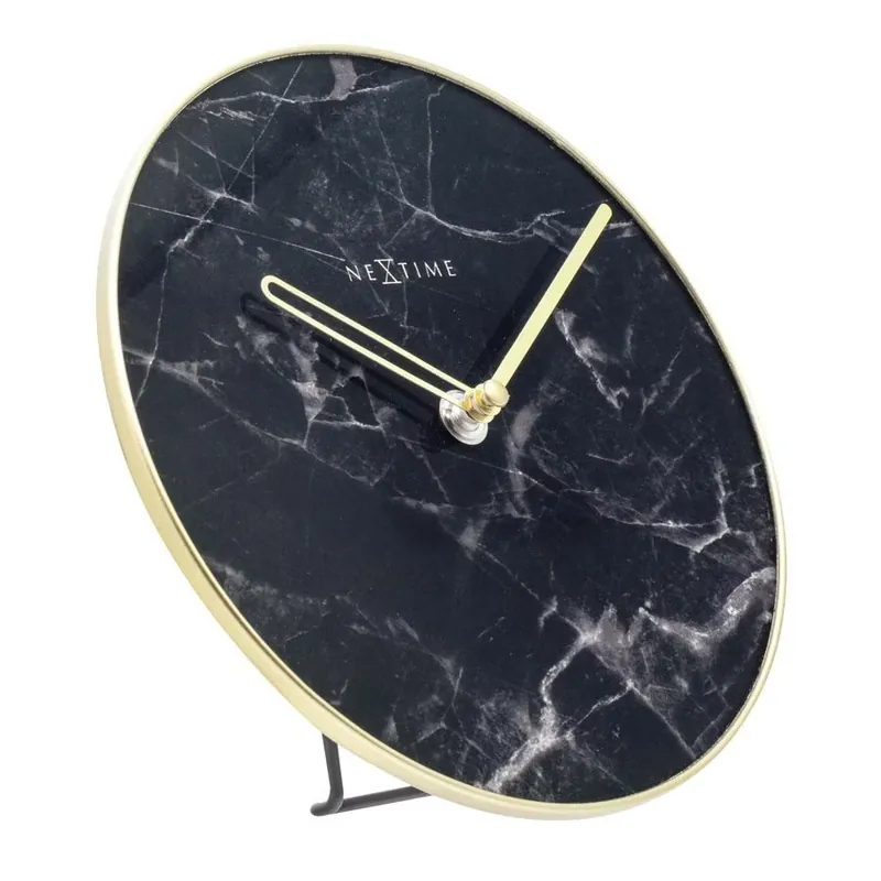 Zegar stojący (czarny) Marble Nextime Łatwy zwrot