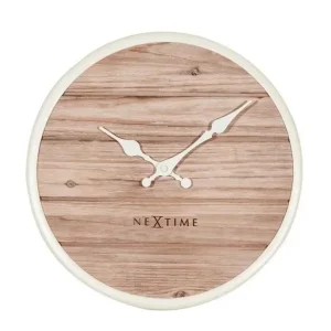 Rabat Zegar ścienny 30 cm (jasny) Plank Nextime
