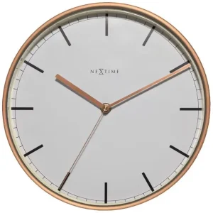 Kup teraz Zegar ścienny duży (biały-miedziany) Company Nextime
