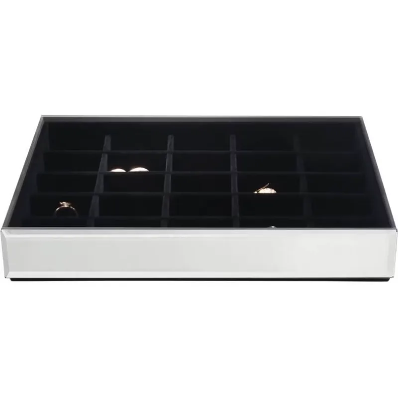 Bezpieczne zakupy Organizer na biżuterię M Trinket (szklany) Classic Stackers
