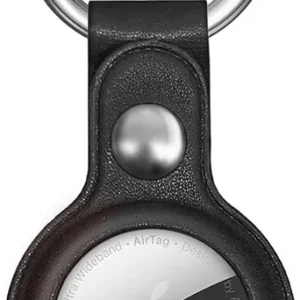 HURTEL ® Etui Do Lokalizatora Apple Airtag Z Ekoskóry Czarne Hurtownia Dropshipp Tylko dziś