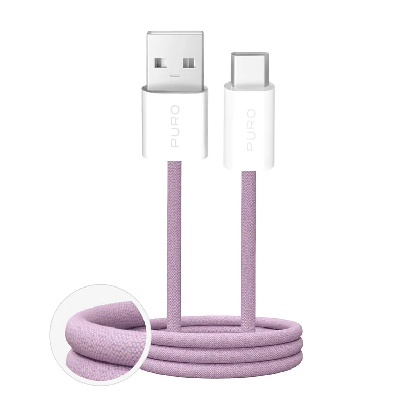 PURO ® Kabel Przewód Usb-A - Usb-C W Oplocie Fabrik 2.0 10W Hurtownia Dropshippi Wybór klientów
