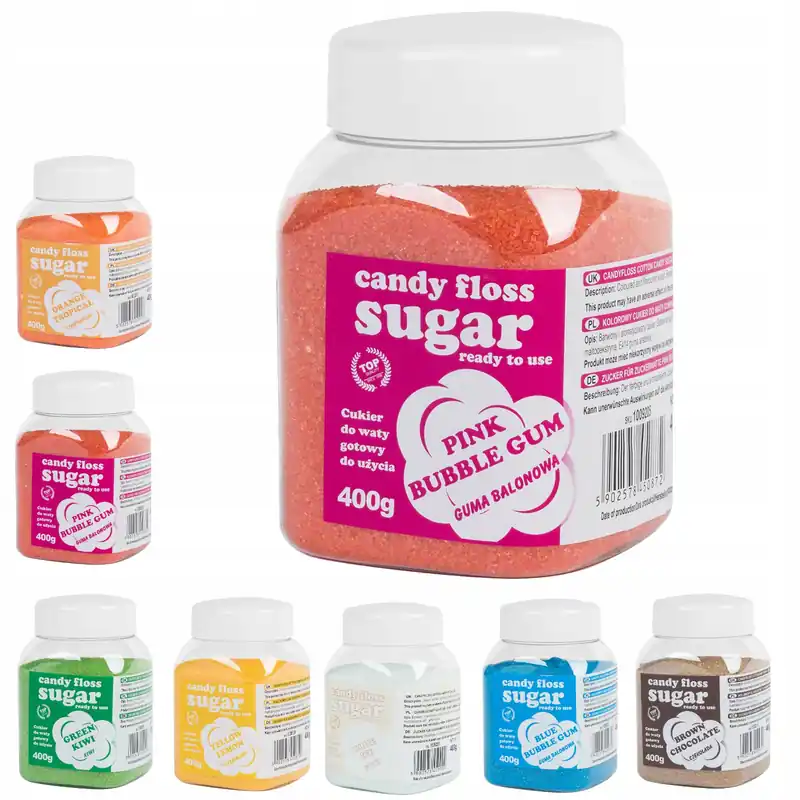 GSG24 ® MIX Kolorowy Smakowy Cukier do Waty Cukrowej Hurtownia Sklep Producent Oferta