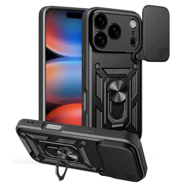 Hurtel ® Etui Pancerne Z Podstawką Osłoną Aparatu Iphone 17Pro Hurtownia Sprawdź teraz