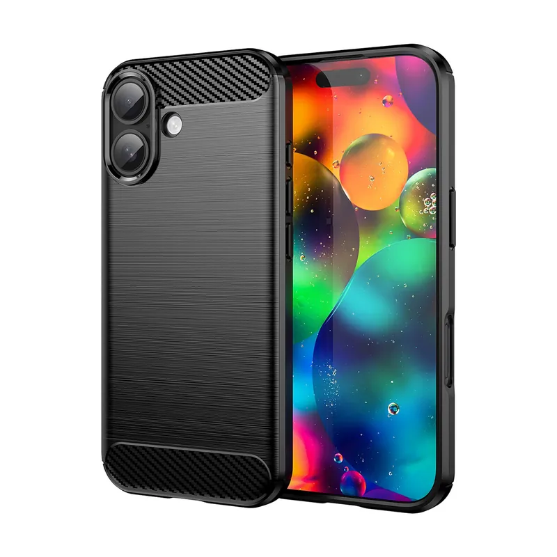 HURTEL ® Etui Pokrowiec Na iPhone 17 Carbon Case Czarny Hurtownia Sprawdź teraz