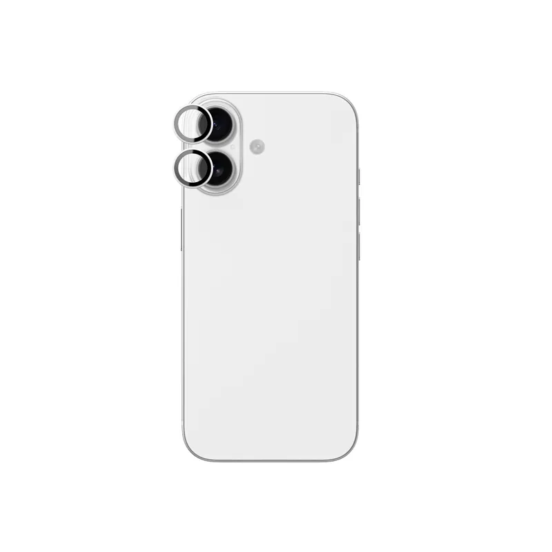 AmazingThing ® Szkło Na Aparat Do Iphone 17 Ze Srebrną Ramką Hurtownia Premium