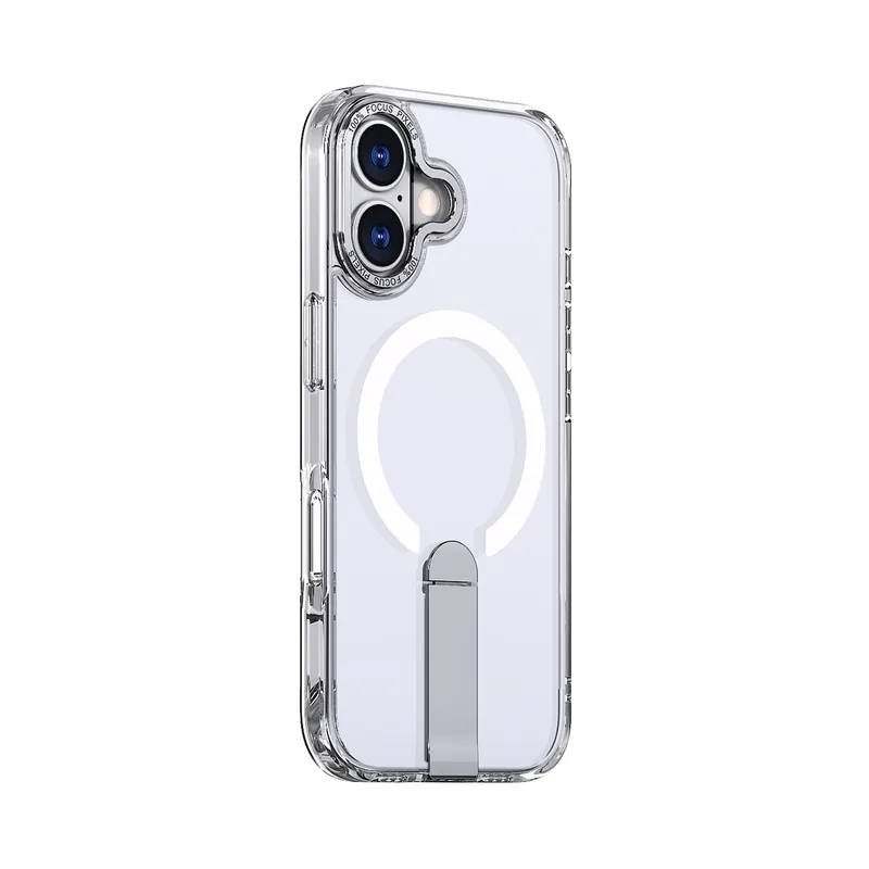 Bezpieczne zakupy HURTEL ® Etui Z Podstawką Na iPhone 17 Przezoczyste Hurtownia