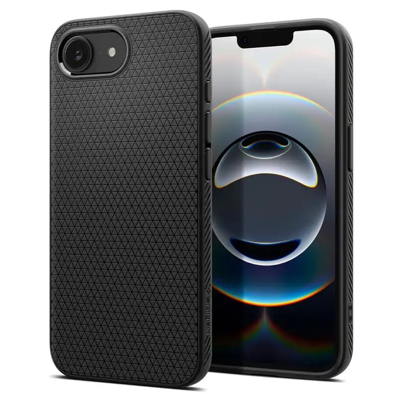 SPIGEN ® Etui Ochronne Na Iphone 16E Spigen Liquid Air Czarne Hurtownia Dropship Bezpieczne zakupy