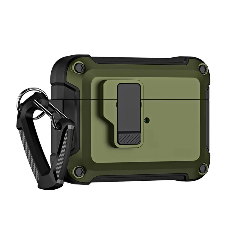 HURTEL ® Etui Pancerne Na Słuchawki Airpods 4 Zielone Hurtownia Do wyczerpania zapasów