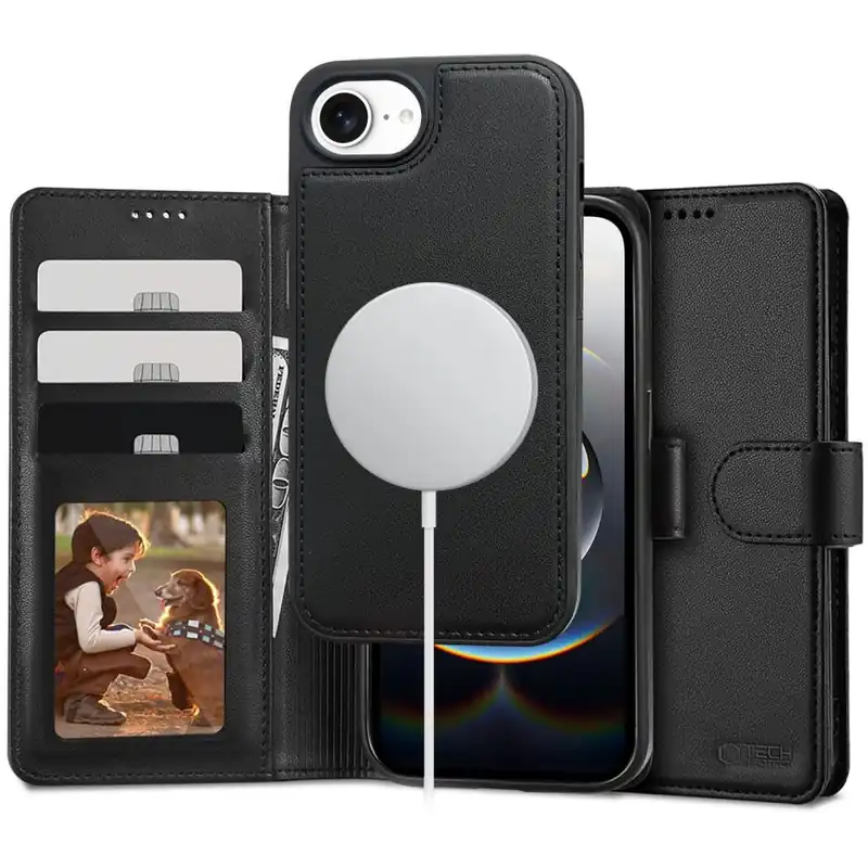 Tech-Protect ® Etui Pokrowiec Na Iphone 16E 17E Wallet Magsafe Hurtownia Ekspresowa dostawa