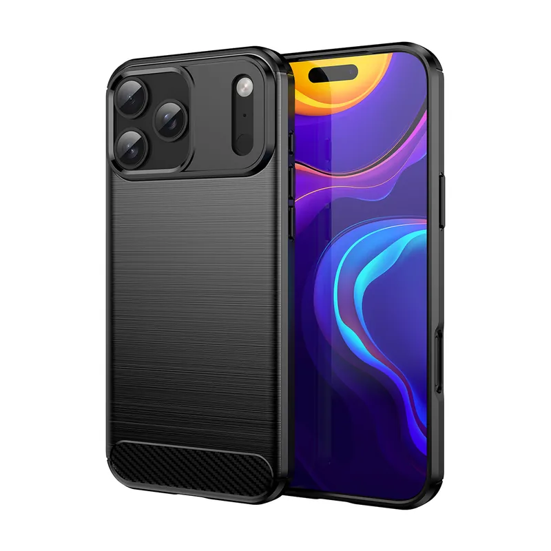 Kup online Hurtel ® Etui Pokrowiec Ochronny Na Iphone 17 Pro Carbon Case Hurtownia