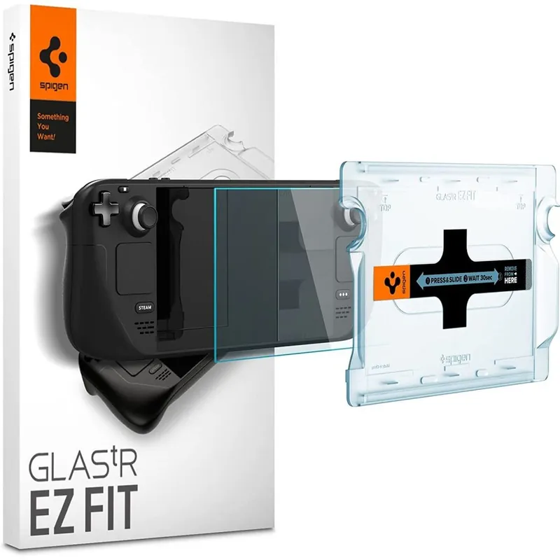 Rabat SPIGEN ® Szkło Na Konsolę Steam Deck Z Aplikatorem Hurtownia