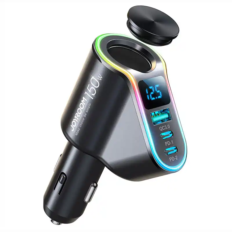 Hit cenowy JOYROOM ® 4W1 Szybka Ładowarka Samochodowa Usb-A 2X Usb Hurtownia Sklep