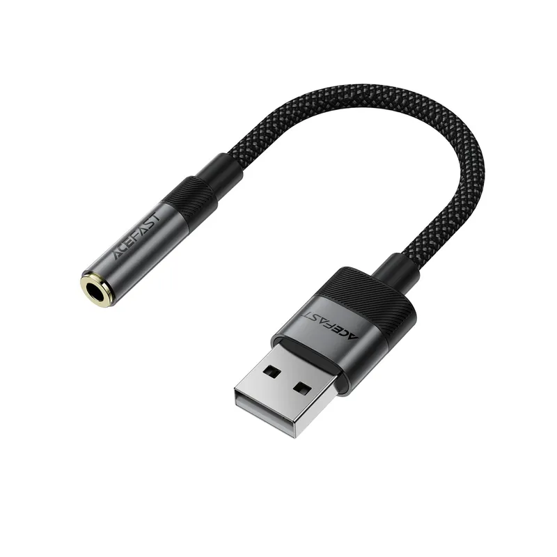 ACEFAST ® Adapter Przejściówka Usb-A Mini Jack 3.5 Mm Hurtownia Ograniczona ilość