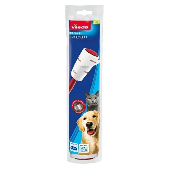 Vileda Pet Pro Rolka Do Usuwania Sierści Lint Roller 173390 CN.. Wyprzedaż