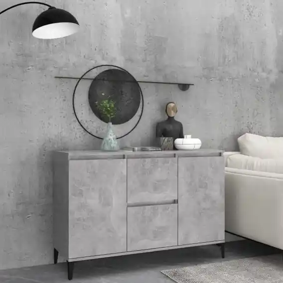 Komoda, szarość betonu, 104x35x70 cm, płyta wiórowa Lumarko! - Hurtownia wielobranżowa Lumarko Kup teraz