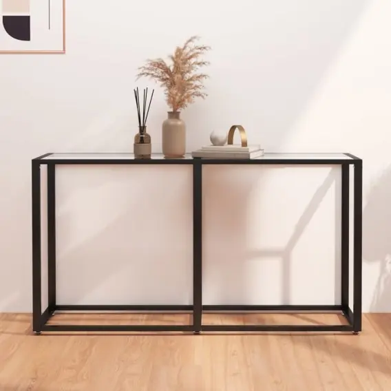 Konsola, przezroczysta, 140x35x75,5 cm, szkło hartowane Lumarko! - Hurtownia wielobranżowa Lumarko Ograniczona ilość