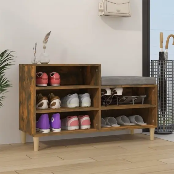 Oferta limitowana Półka na buty, przydymiony dąb, 102x36x60 cm Lumarko! - Hurtownia wielobranżowa Lumarko