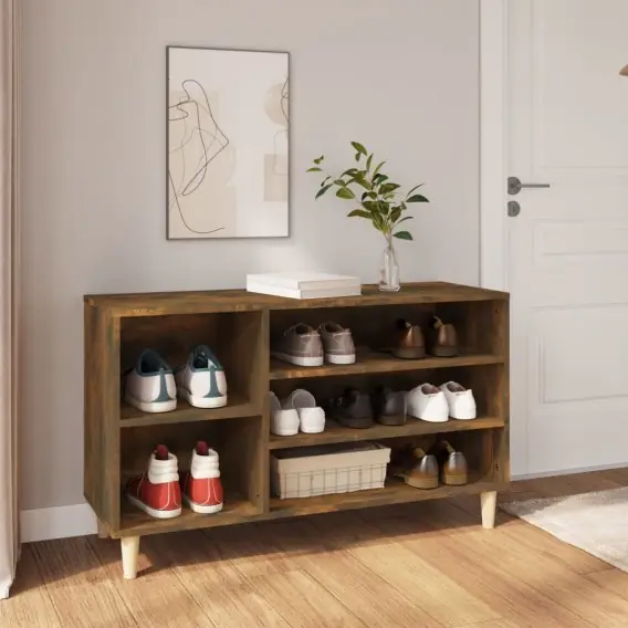 Zamów dziś Półka na buty, przydymiony dąb, 102x36x60 cm Lumarko! - Hurtownia wielobranżowa Lumarko