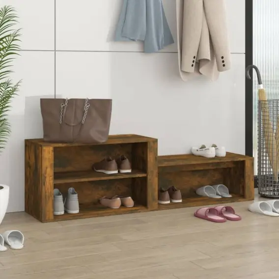 Ograniczona ilość Półka na buty, przydymiony dąb, 150x35x45 cm Lumarko! - Hurtownia wielobranżowa Lumarko