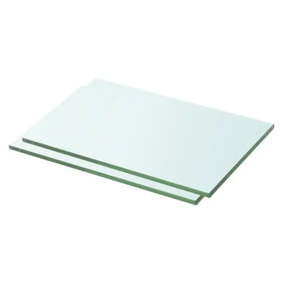 Półki, 2 szt., panel z przezroczystego szkła, 30 x 15 cm Lumarko! - Hurtownia wielobranżowa Lumarko Ostatnia szansa
