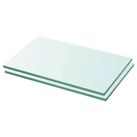 Półki, 2 szt., szklany, przezroczysty panel, 30 x 12 cm Lumarko! - Hurtownia wielobranżowa Lumarko Wyjątkowa oferta