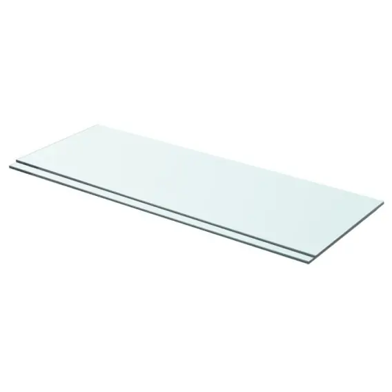 Półki, 2 szt., szklany, przezroczysty panel, 70 x 25 cm Lumarko! - Hurtownia wielobranżowa Lumarko Nowy