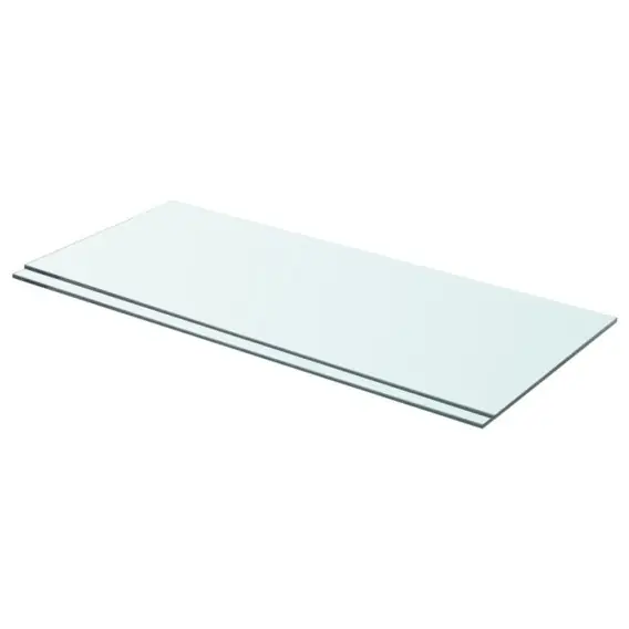Półki, 2 szt., szklany, przezroczysty panel, 70 x 30 cm Lumarko! - Hurtownia wielobranżowa Lumarko Bezpieczne zakupy