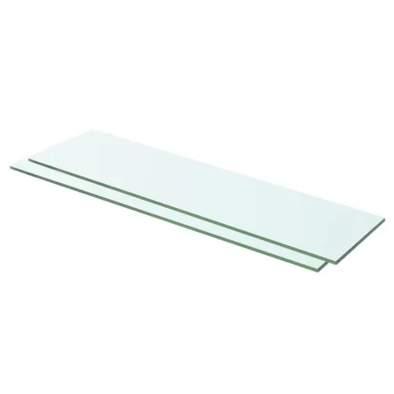 Taniej Półki, 2 szt., panel z bezbarwnego szkła, 60 x 12 cm Lumarko! - Hurtownia wielobranżowa Lumarko