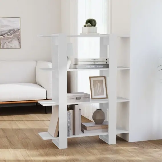 Bestseller Regał na książki/przegroda, biały, 100x30x123,5 cm Lumarko! - Hurtownia wielobranżowa Lumarko