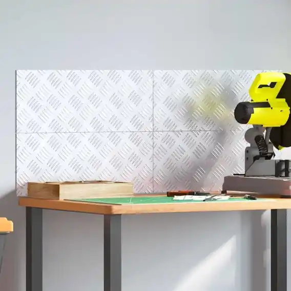 Aluminiowe płyty w kratkę 4 sztuki Antypoślizgowe 50x20 cm Lumarko! - Hurtownia wielobranżowa Lumarko Szybka wysyłka