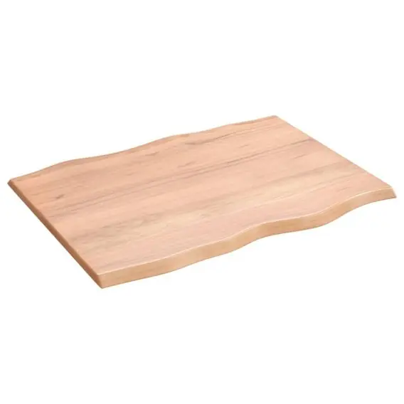 Tylko dziś Blat do biurka, jasnobrązowy, 80x60x2 cm, lite drewno dębowe Lumarko! - Hurtownia wielobranżowa Lumarko
