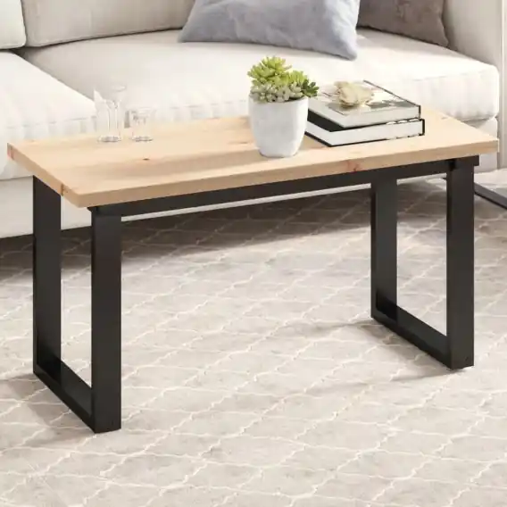 Ekspresowa dostawa Blat do stolika, 90x40x2,5 cm, prostokątny, lite drewno sosnowe Lumarko! - Hurtownia wielobranżowa Lumarko