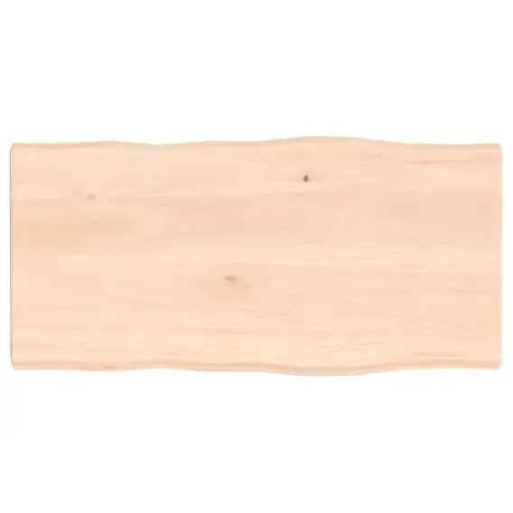 Hit cenowy Blat biurka, 80x40x4 cm, surowe drewno dębowe Lumarko! - Hurtownia wielobranżowa Lumarko