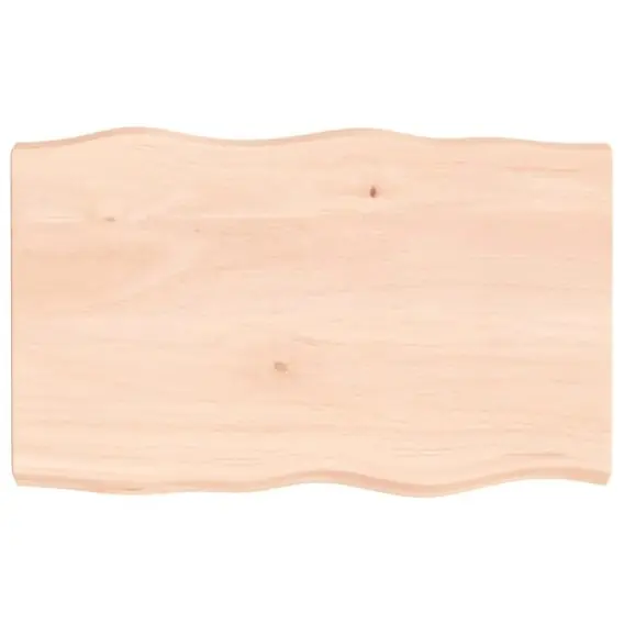 Blat biurka, 80x50x6 cm, surowe drewno dębowe Lumarko! - Hurtownia wielobranżowa Lumarko Premium