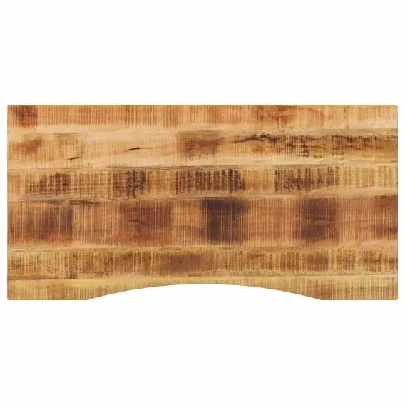 Nowość Blat biurka, z wycięciem, 110x50x2,5 cm, surowe drewno mango Lumarko! Lumarko! - Hurtownia wielobranżowa Lumarko
