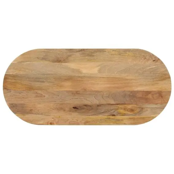 Wyprzedaż Blat stołu, 110x50x2,5 cm, owalny, lite drewno mango Lumarko! - Hurtownia wielobranżowa Lumarko
