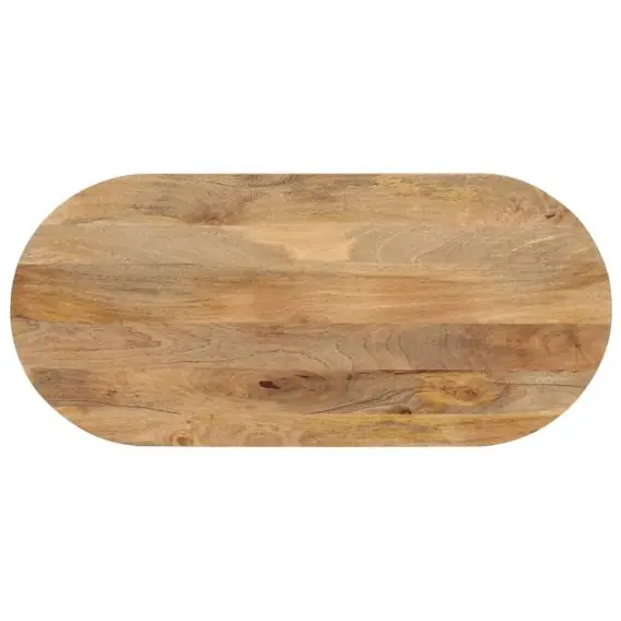 Obniżka ceny Blat stołu, 120x50x2,5 cm, owalny, lite drewno mango Lumarko! - Hurtownia wielobranżowa Lumarko