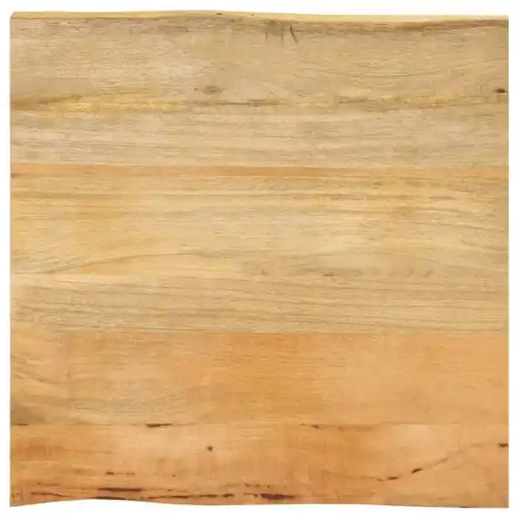 Blat stołu, 40x40x2,5 cm, naturalna krawędź, lite drewno mango Lumarko! Lumarko! - Hurtownia wielobranżowa Lumarko Ekspresowa dostawa
