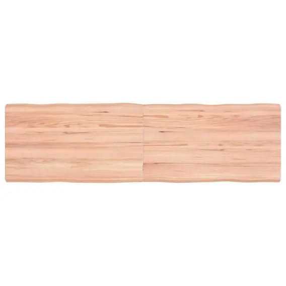 Super okazja Blat stołu, jasny brąz, 140x40x4 cm, dąb z naturalną krawędzią Lumarko! - Hurtownia wielobranżowa Lumarko
