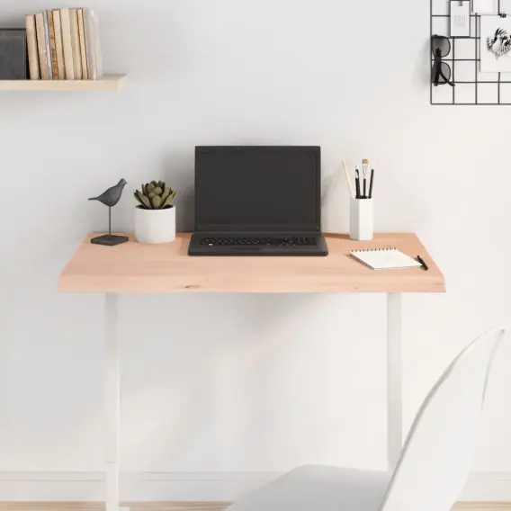 Nowość Blat stołu, 80x40x(2-4) cm, surowe lite drewno dębowe Lumarko! Lumarko! - Hurtownia wielobranżowa Lumarko