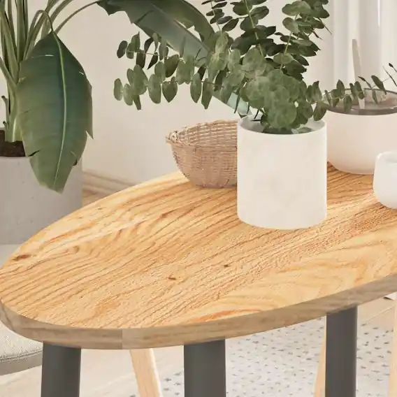 Kup teraz Blat stołu, 80x40x2 cm, drewno dębowe, owalna Lumarko! - Hurtownia wielobranżowa Lumarko