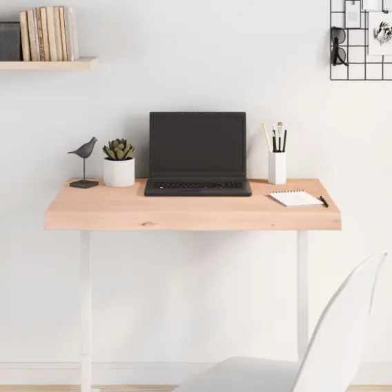Dostępne od ręki Blat stołu, 80x50x(2-6) cm, surowe lite drewno dębowe Lumarko! Lumarko! - Hurtownia wielobranżowa Lumarko