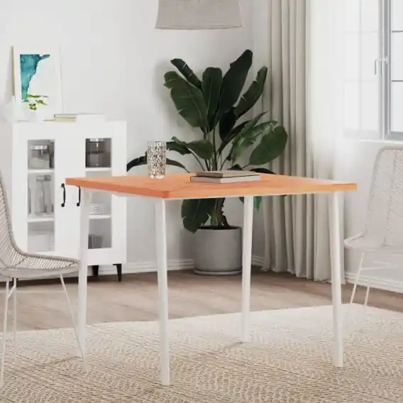 Blat stołu, 80x80x2,5 cm, kwadratowy, lite drewno bukowe Lumarko! Lumarko! - Hurtownia wielobranżowa Lumarko Łatwy zwrot
