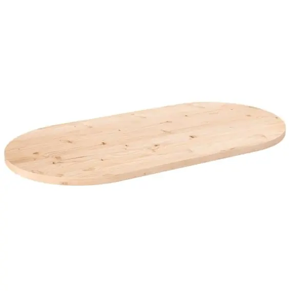 Okazja Blat stołu, 90x45x2,5 cm, lite drewno sosnowe, owalny Lumarko! Lumarko! - Hurtownia wielobranżowa Lumarko