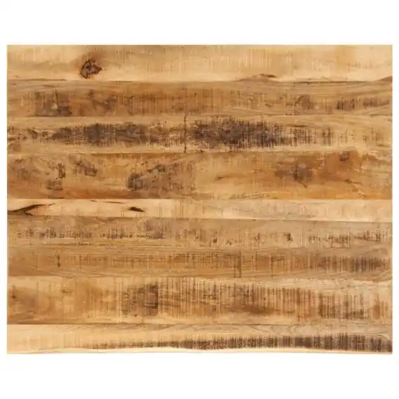 Blat stołu, 90x80x3,8 cm, naturalna krawędź, drewno mango Lumarko! - Hurtownia wielobranżowa Lumarko Taniej