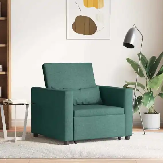 Converting pełnowymiarowa sofa ciemnozielona Lumarko! - Hurtownia wielobranżowa Lumarko Nowy