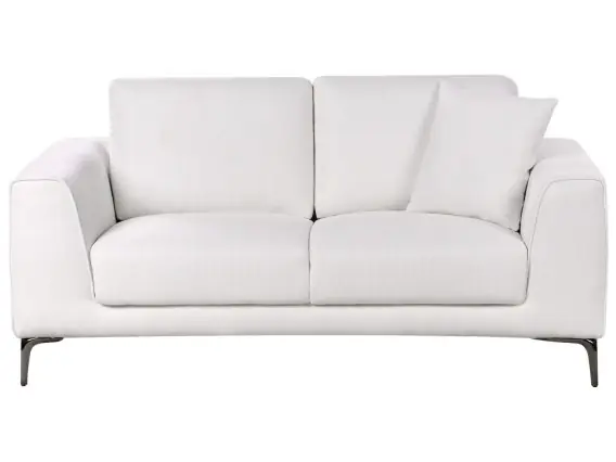 Kup teraz Reinen Biała Sofa 2-osobowa Tkanina Żelazo Lumarko