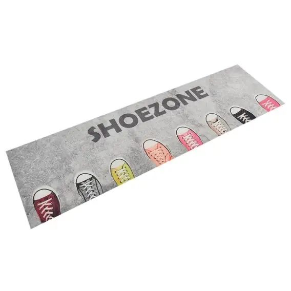Dywanik kuchenny, wzór Shoezone, 45x150 cm, aksamitny Lumarko! - Hurtownia wielobranżowa Lumarko Cena promocyjna