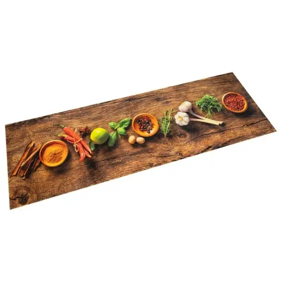 Ekspresowa dostawa Dywanik kuchenny, wzór w przyprawy, 60x300 cm, aksamit Lumarko! - Hurtownia wielobranżowa Lumarko